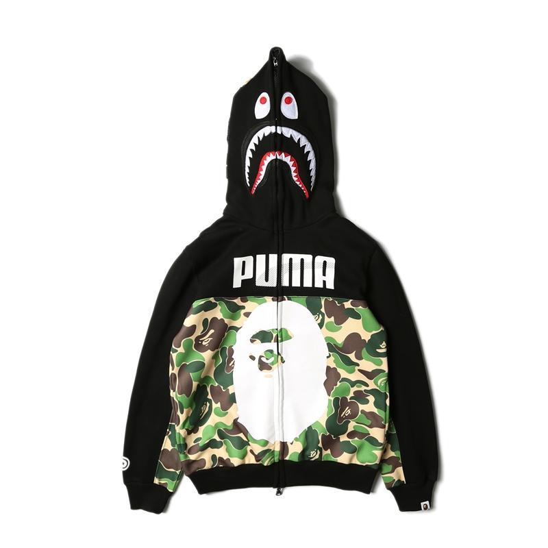 Best Replica Bape Shark Full Zip Hoodie Camo Green Pink - Colareps