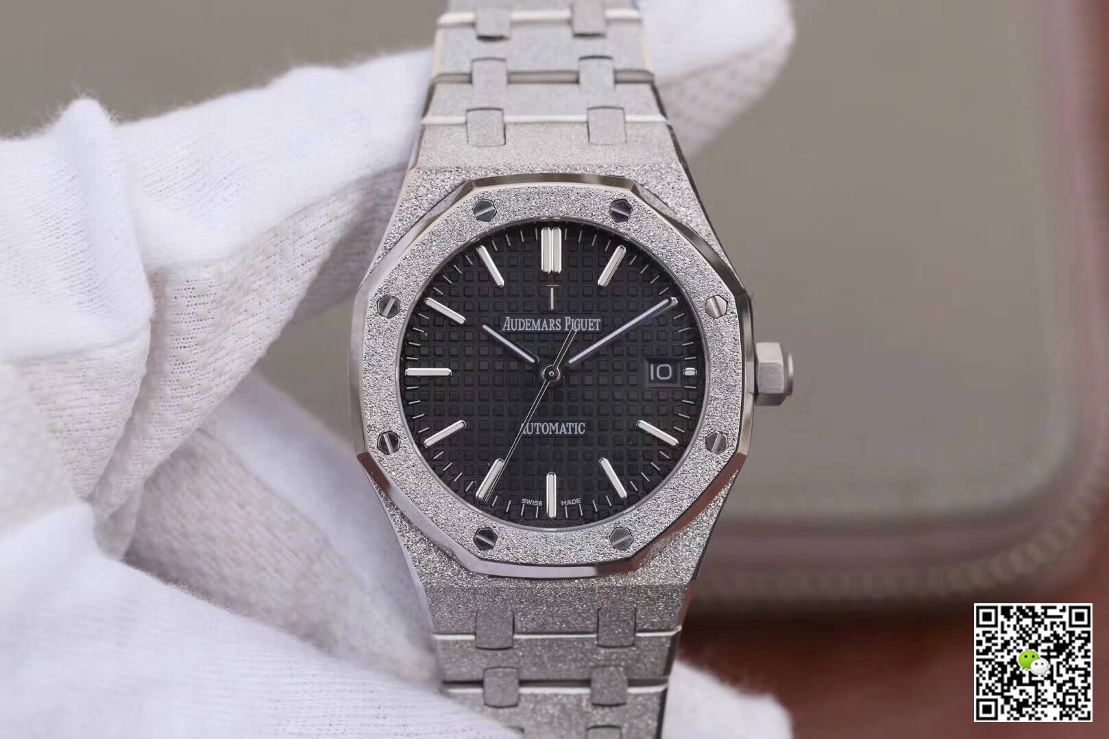 Best Replica Replica Audemars Piguet Royal Oak 15454BC.GG.1259BC.01 1:1 Best Edition JH Factory Black Dial - Colareps