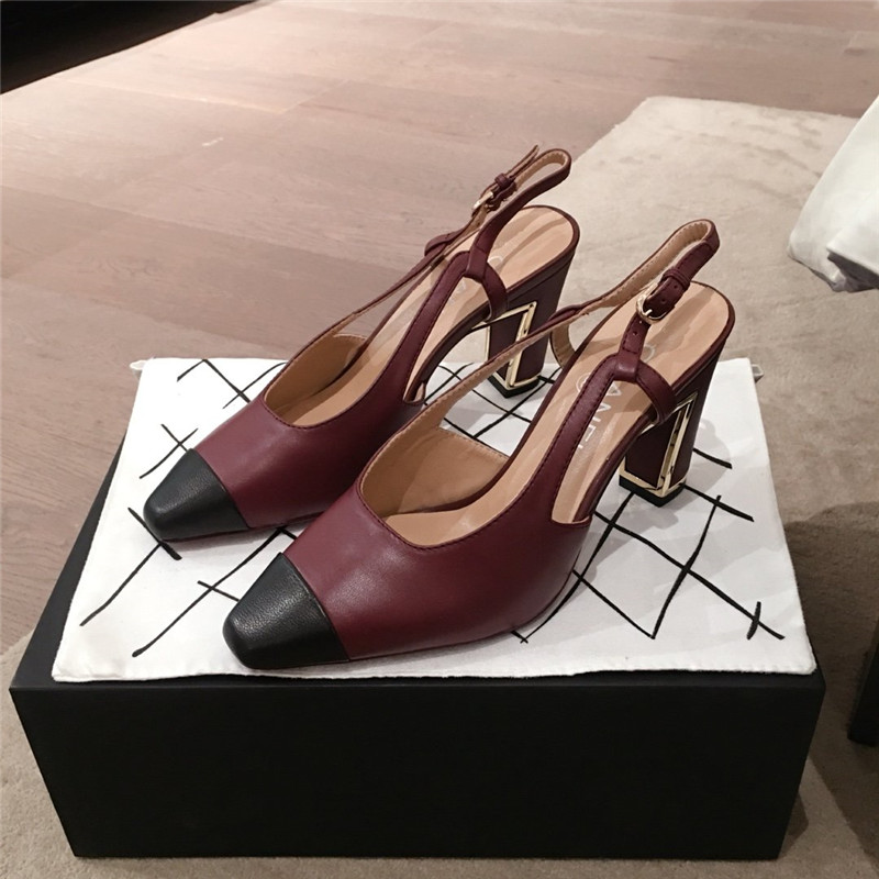 Best Replica chanel block heel sandals - Colareps