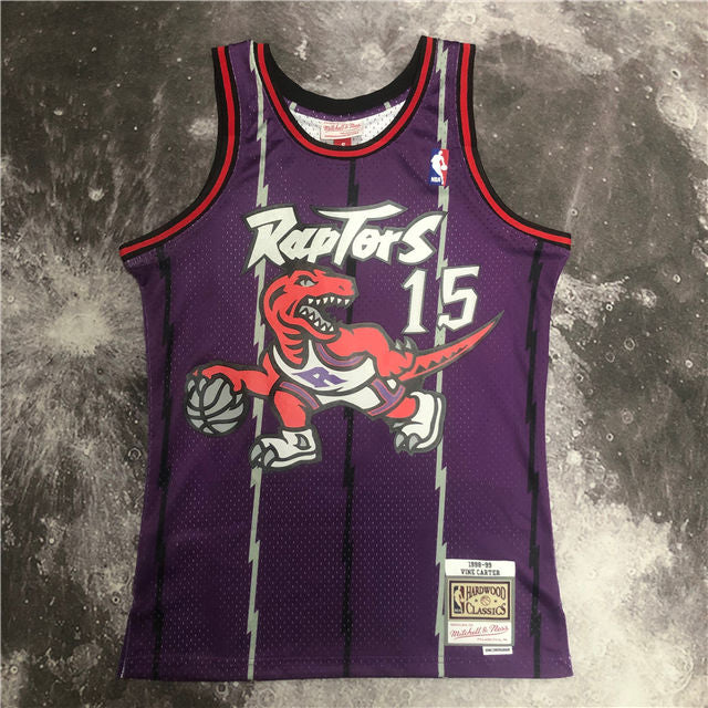 Best Replica VINCE CARTER TORONTO RAPTORS THROWBACK JERSEY (HEAT APPLIED) - Colareps