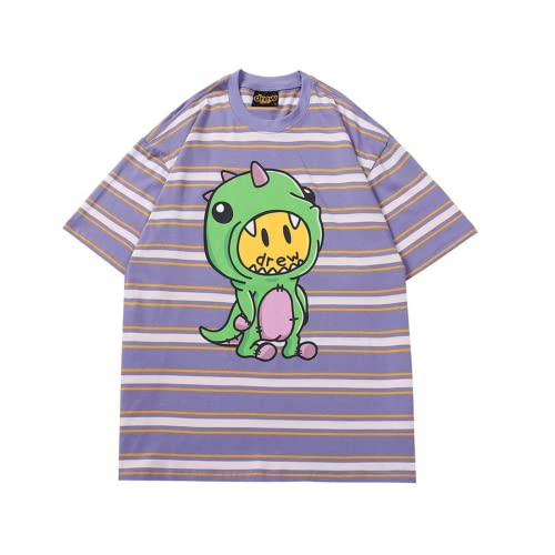 Best Replica Drew Striped Dinosaur Floral T-Shirt - Colareps
