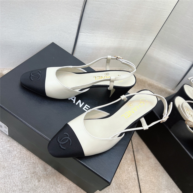 Best Replica chanel chunky heel sandals - Colareps