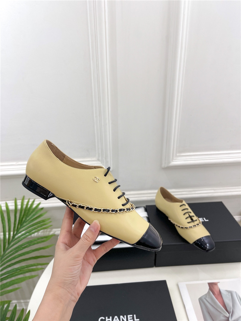 Best Replica Chanel catwalk chain lace-up shoes - Colareps