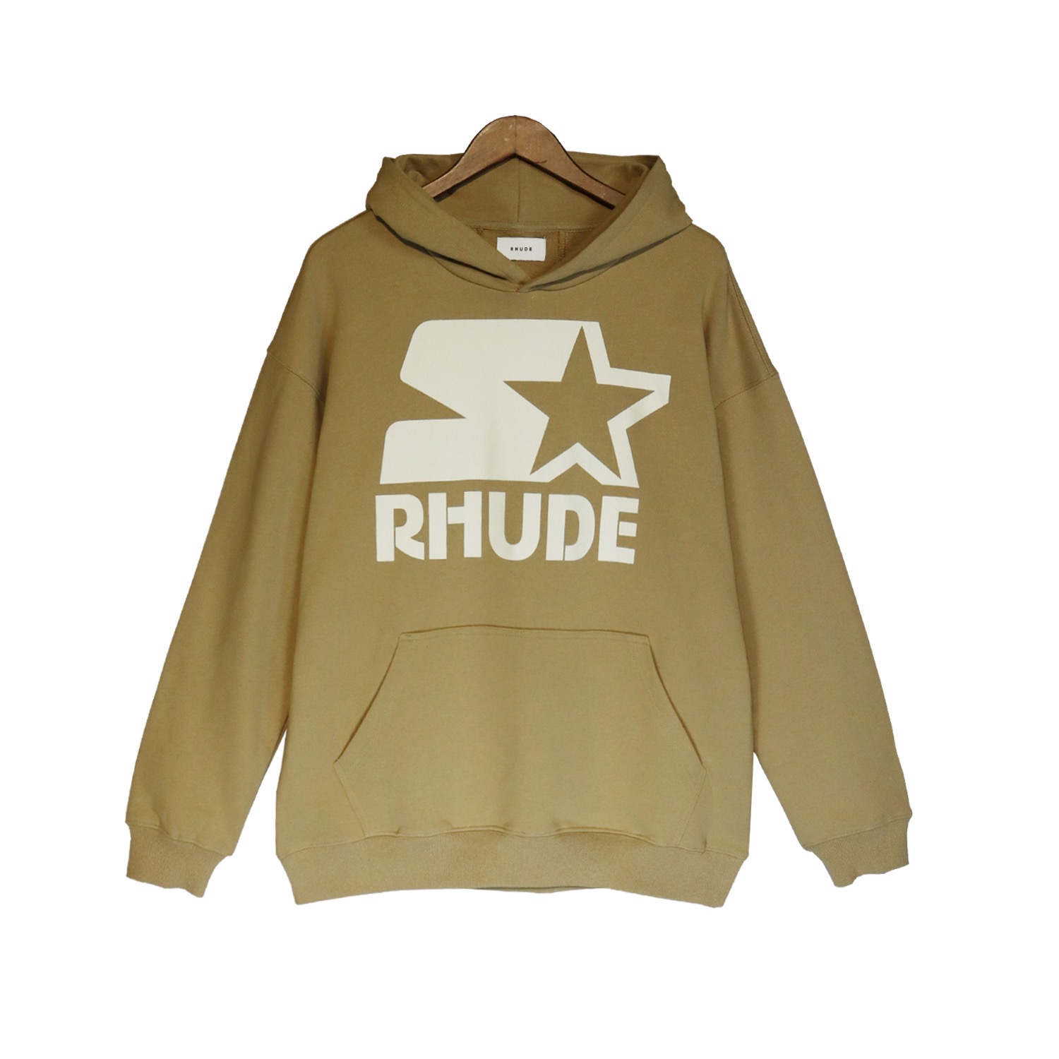 Best Replica Rhude Replica Graduate-color large letter hoodie - Colareps