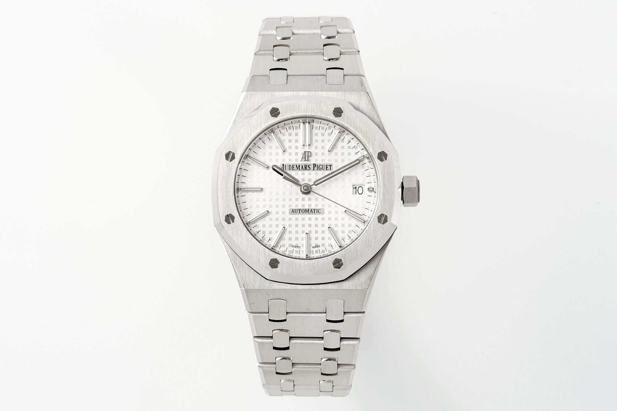 Best Replica Replica Audemars Piguet Royal Oak 15450ST.OO.1256ST.01 1:1 Best Edition APS Factory Silver Dial - Colareps