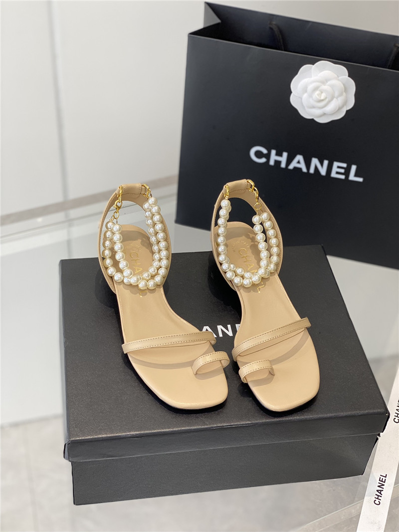Best Replica chanel pearl sandals - Colareps