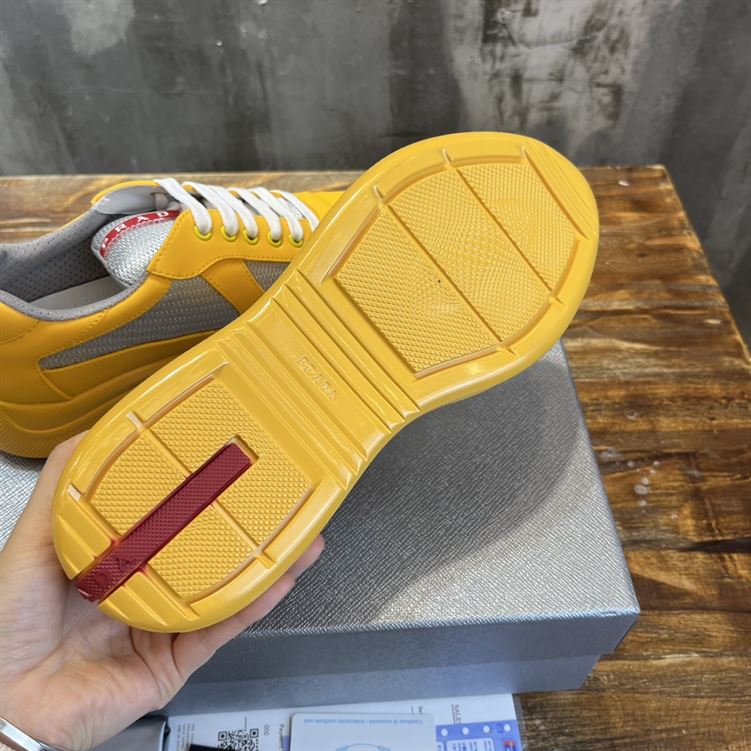 Best Replica PRADA AMERICA S CUP SOFT RUBBER AND BIKE FABRIC SNEAKERS   PRS041 - Colareps