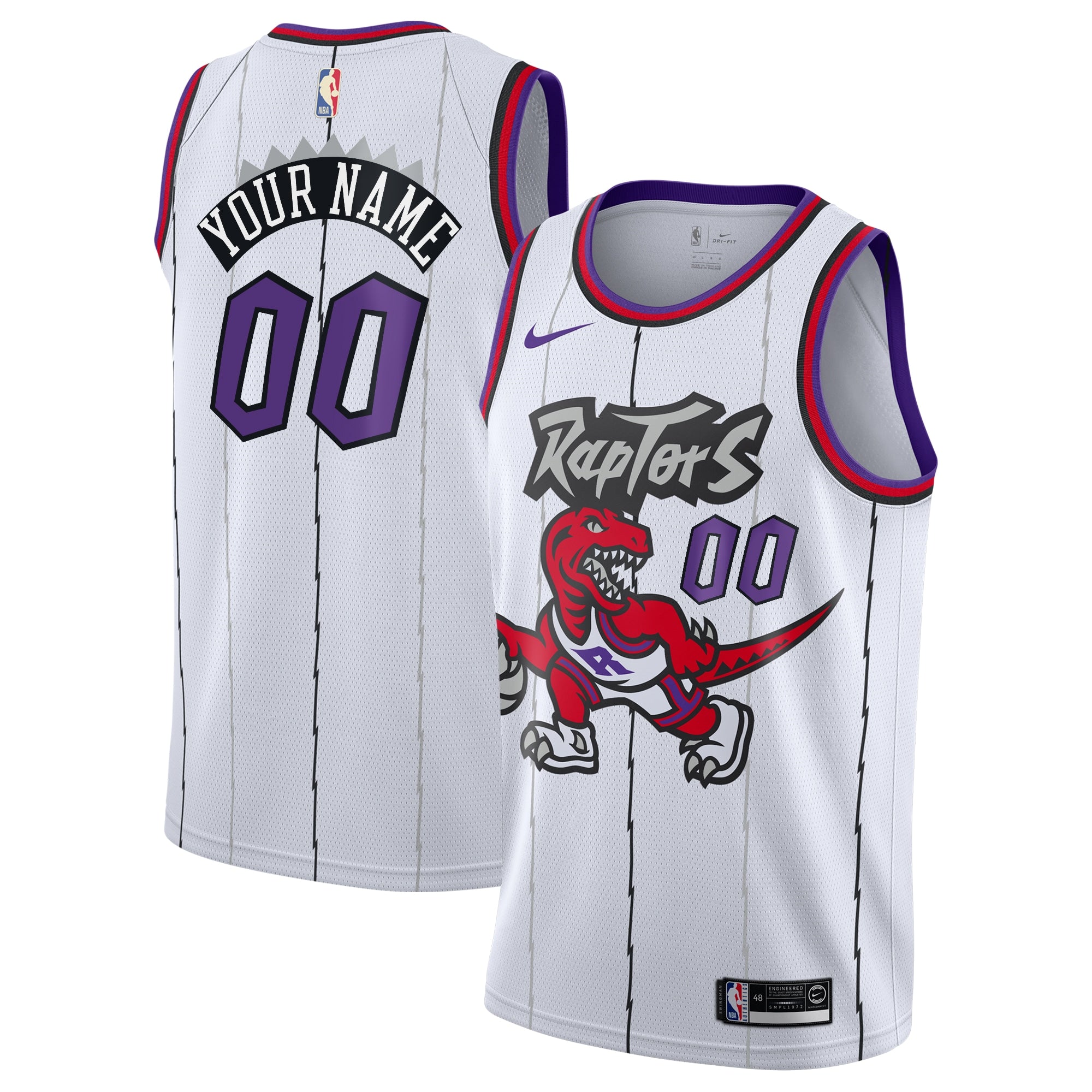 Best Replica CUSTOM TORONTO RAPTORS THROWBACK JERSEY - Colareps