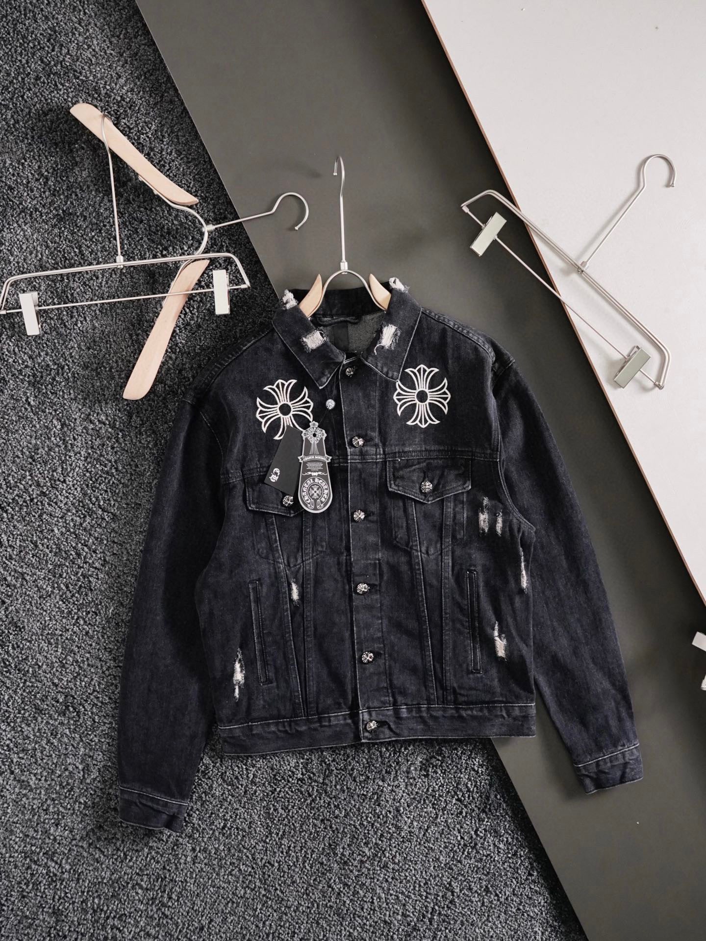 Best Replica Chrome Hearts Denim Jacket - Colareps