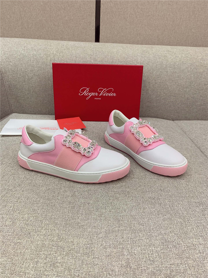 Best Replica Roger vivier new diamond buckle casual shoes - Colareps