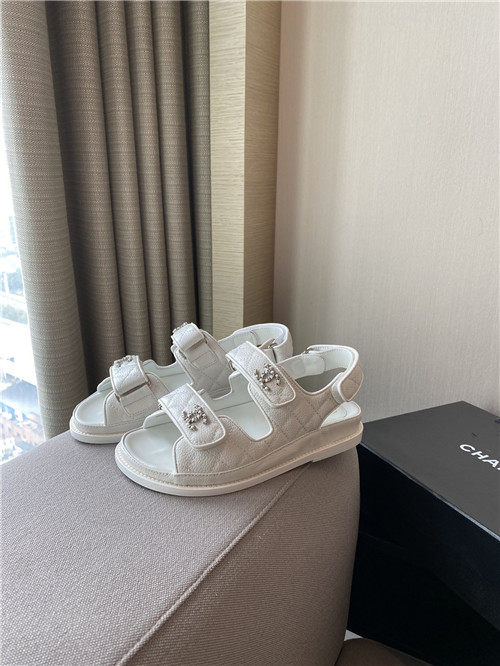 Best Replica chanel flat beach shoes sandals - Colareps