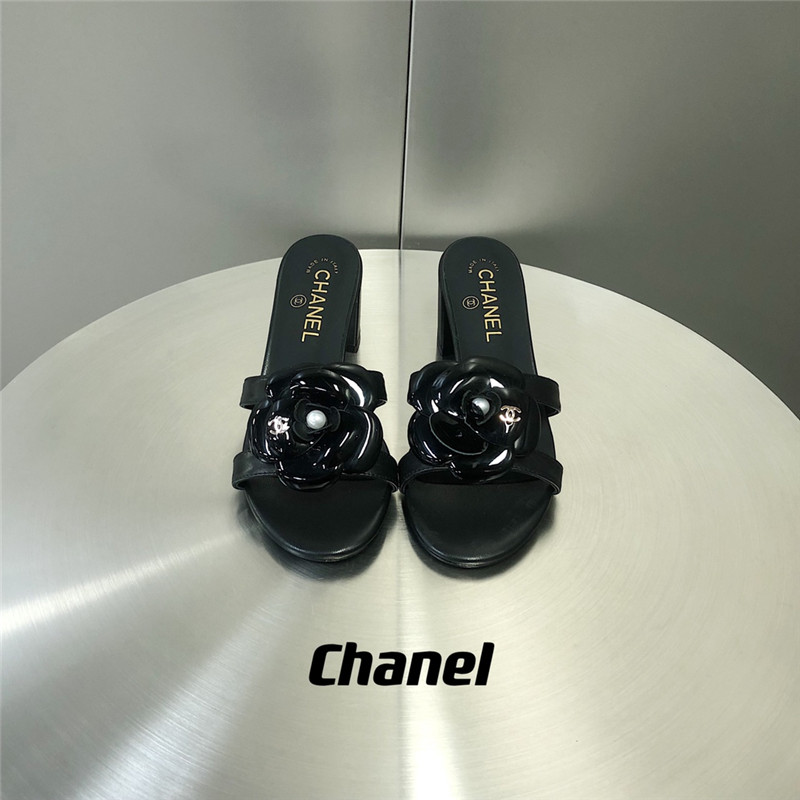 Best Replica chanel camellia slippers sandals - Colareps