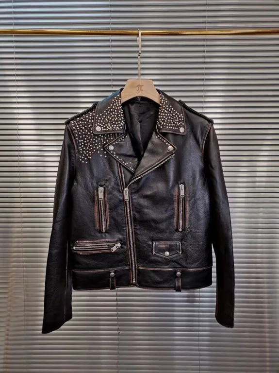 Best Replica Saint Laurent Replica Leather Jacket - Colareps