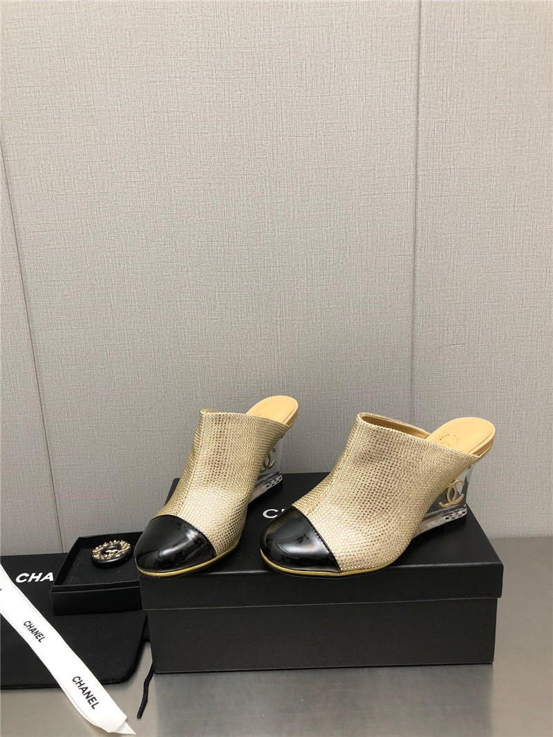 Best Replica Chanel counter catwalk platform slippers - Colareps
