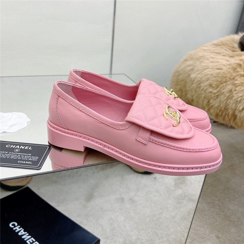 Best Replica chanel classic diamond logo loafers - Colareps