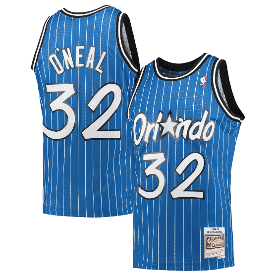 Best Replica SHAQUILLE O'NEAL ORLANDO MAGIC THROWBACK JERSEY - Colareps