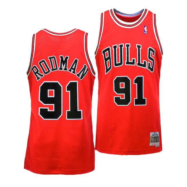 Best Replica DENNIS RODMAN CHICAGO BULLS THROWBACK JERSEY - Colareps
