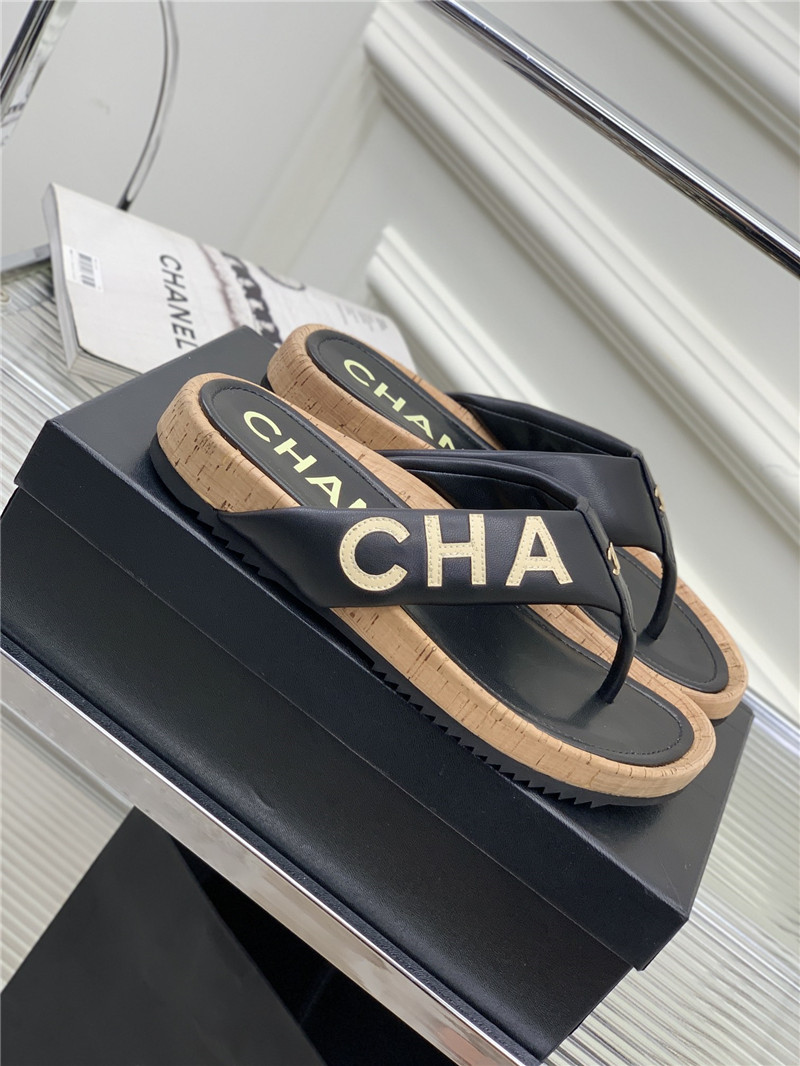 Best Replica chanel flip logo flops - Colareps