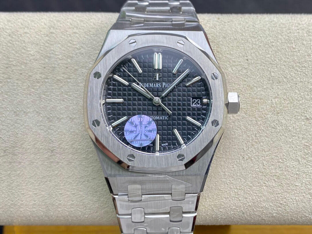 Best Replica Replica Audemars Piguet Royal Oak 15450 1:1 Best Edition JF Factory Black Dial - Colareps