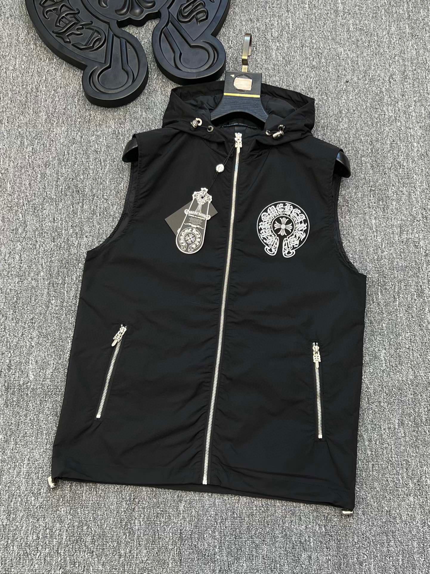 Best Replica Chrome Hearts Hooded Vest - Colareps