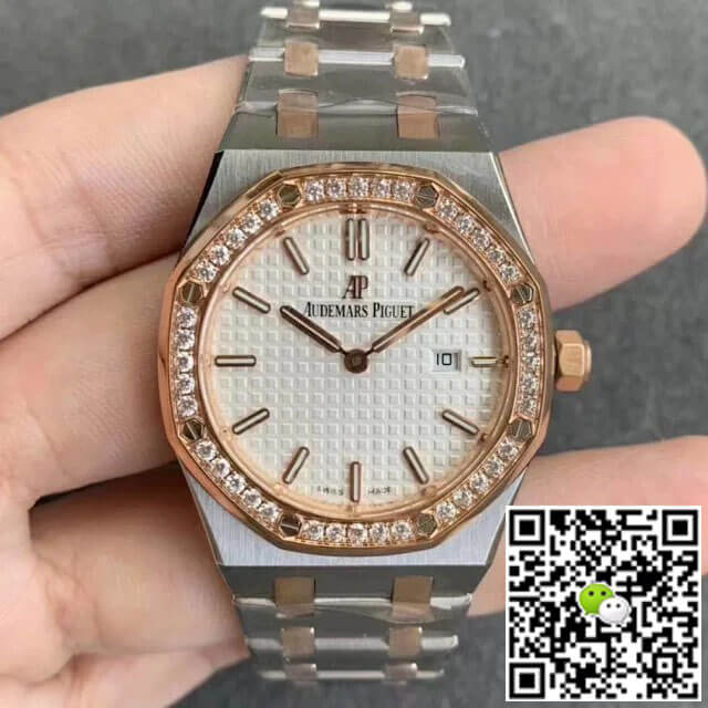 Best Replica Replica Audemars Piguet Royal Oak 67651SR.ZZ.1261SR.01 1:1 Best Edition JF Factory Silver Dial - Colareps