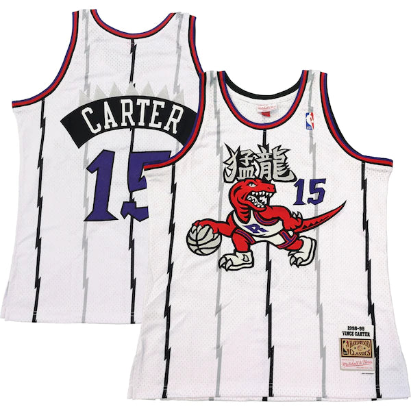 Best Replica VINCE CARTER TORONTO RAPTORS CHINESE NEW YEAR THROWBACK JERSEY - Colareps
