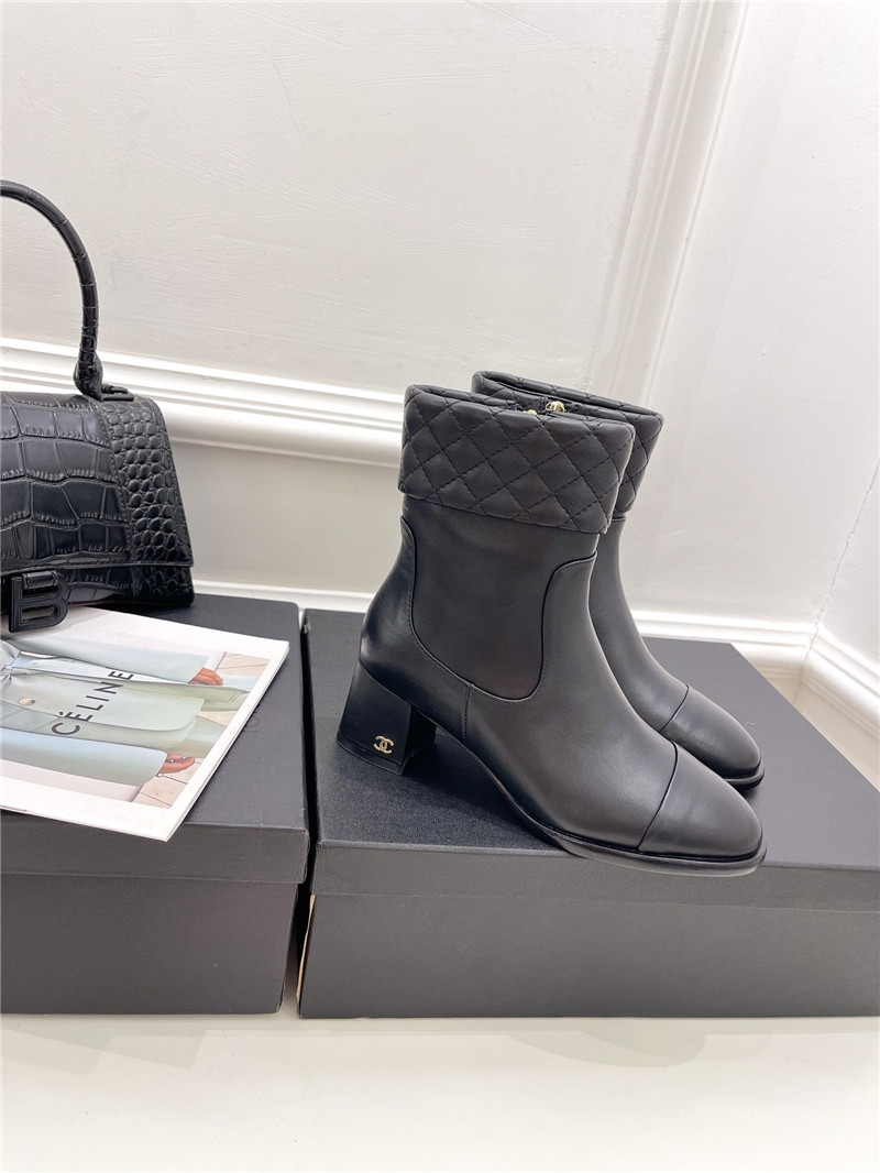 Best Replica Chanel rhombus ankle boots - Colareps