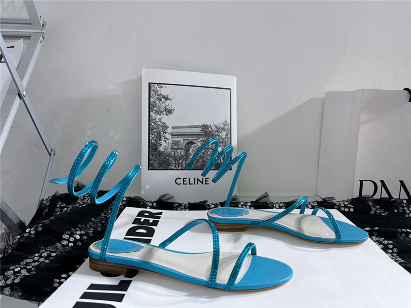 Best Replica rene caovilla cleo flat sandals - Colareps