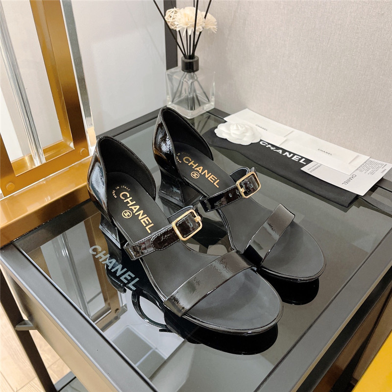 Best Replica chanel chunky heel sandals - Colareps