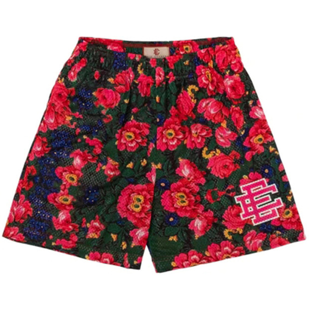 Best Replica Eric Emanuel EE logo flowers shorts 2 colors - Colareps
