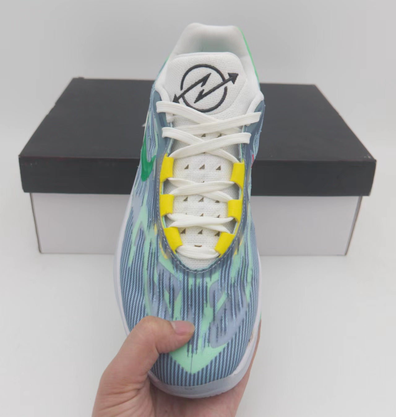 Best Replica NIKE ZOOM GT CUT 2 x BLUE GREEN GUM - Colareps