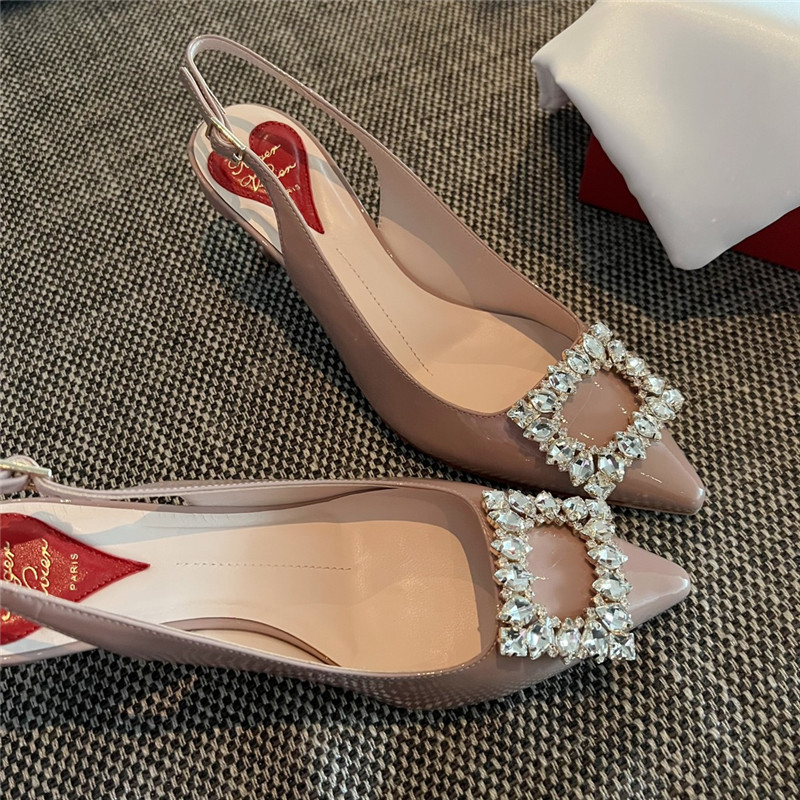 Best Replica Roger vivier new side drill buckle high heels - Colareps