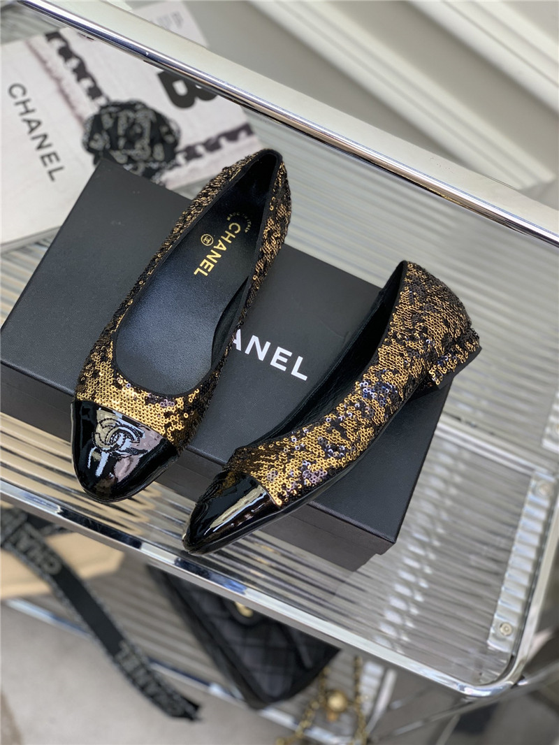 Best Replica Chanel latest sequin shoes - Colareps