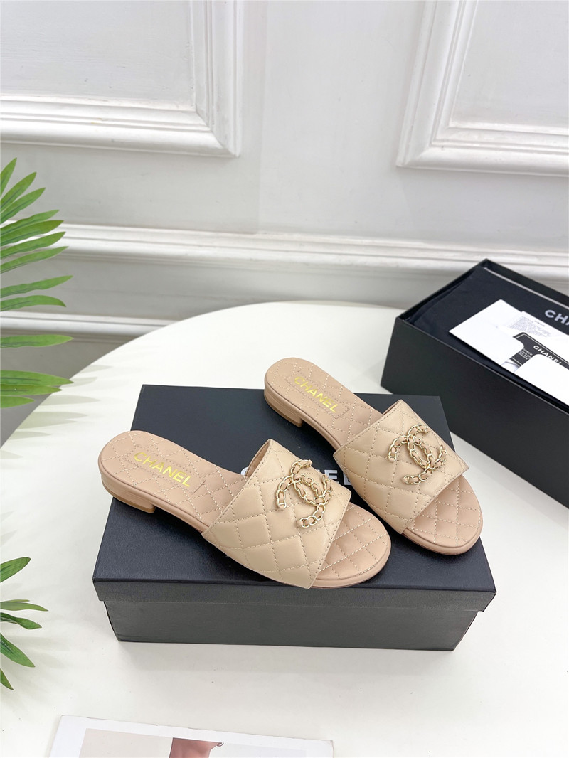 Best Replica Chanel counter classic double C buckle slippers - Colareps