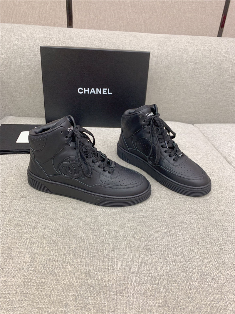 Best Replica Chanel new high top classic casual shoes - Colareps
