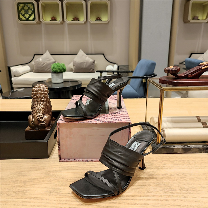 Best Replica Jimmy Choo High Heel Square Toe Sandals - Colareps