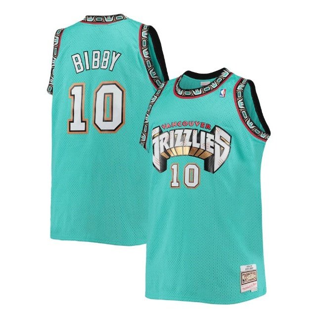 Best Replica MIKE BIBBY MEMPHIS GRIZZLIES VANCOUVER THROWBACK JERSEY - Colareps