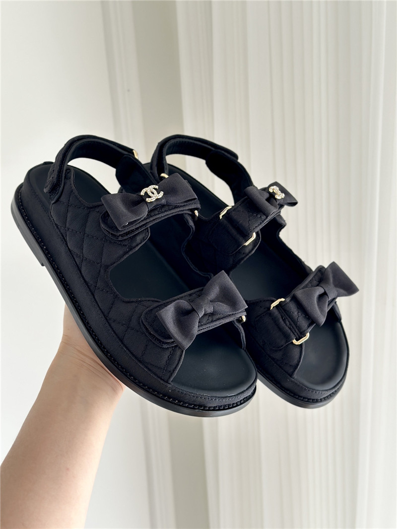 Best Replica Chanel new bow Velcro sandals - Colareps