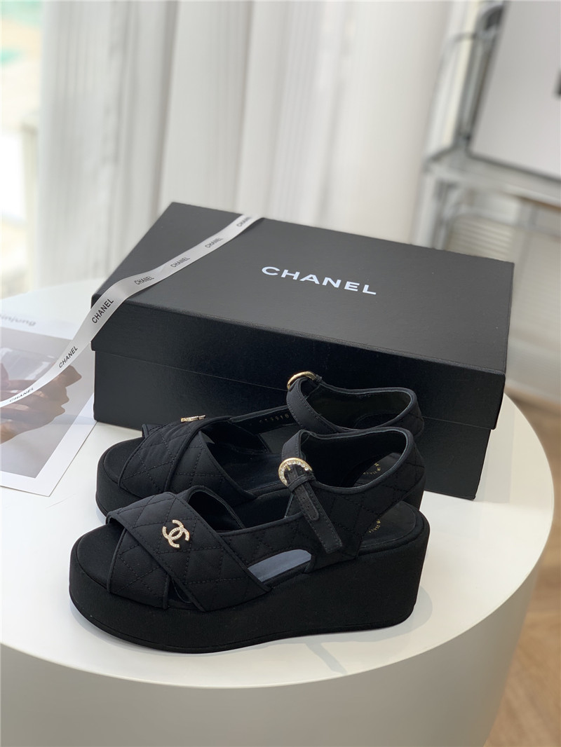 Best Replica chanel platform sandals - Colareps