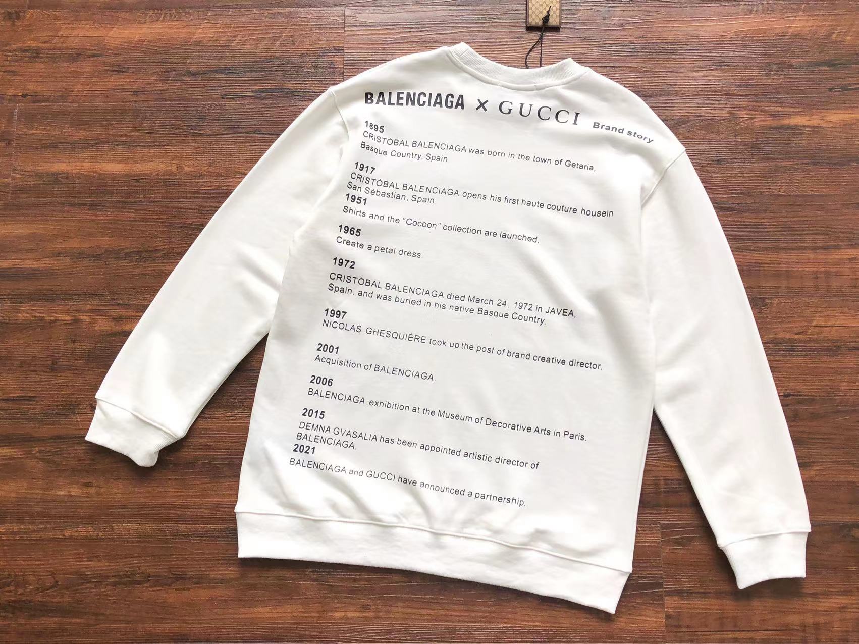 Best Replica Gucci x Balenciaga Sweatshirt - Colareps