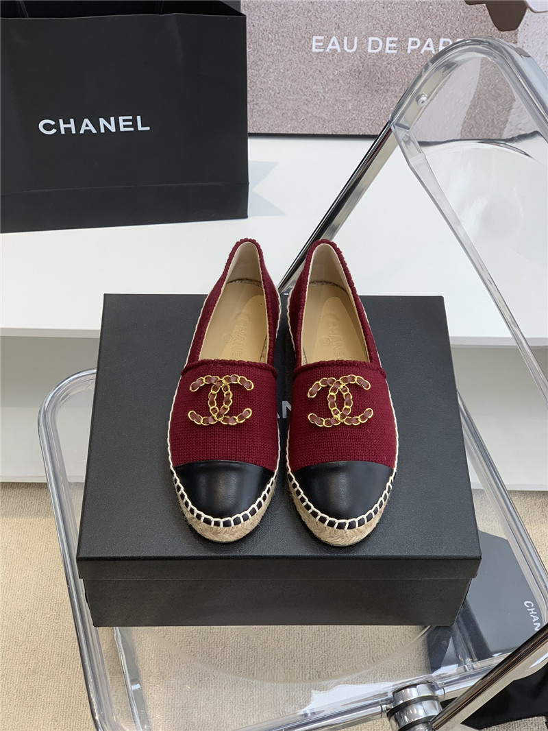 Best Replica chanel logo flat shoes - Colareps