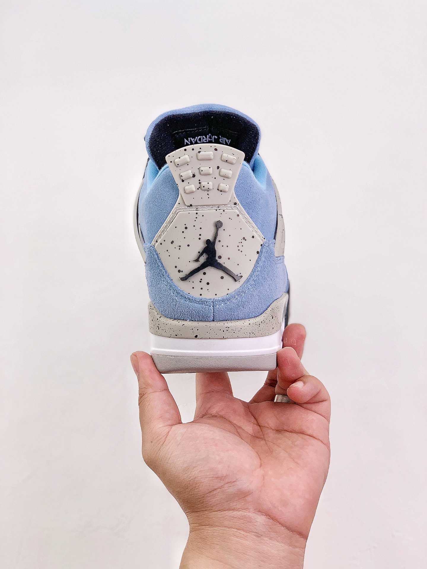Best Replica Jordan 4 Retro University Blue Extended Size - Colareps