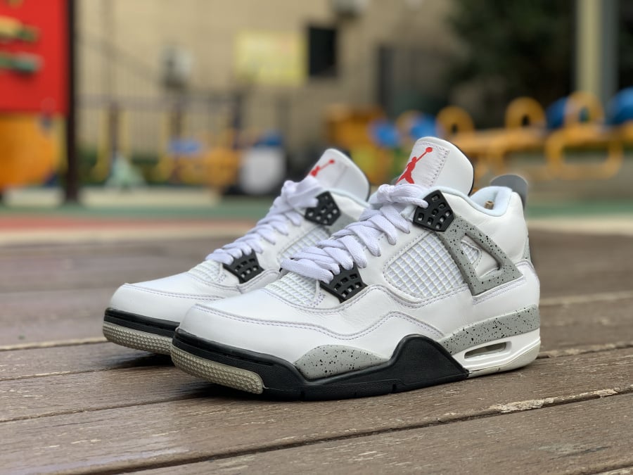 Best Replica Jordan 4 Retro White Cement Extended Size - Colareps