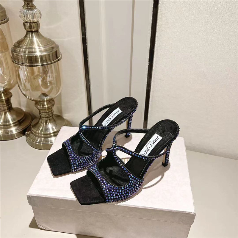 Best Replica Jimmy Choo hot diamond series high-heeled sandals - Colareps