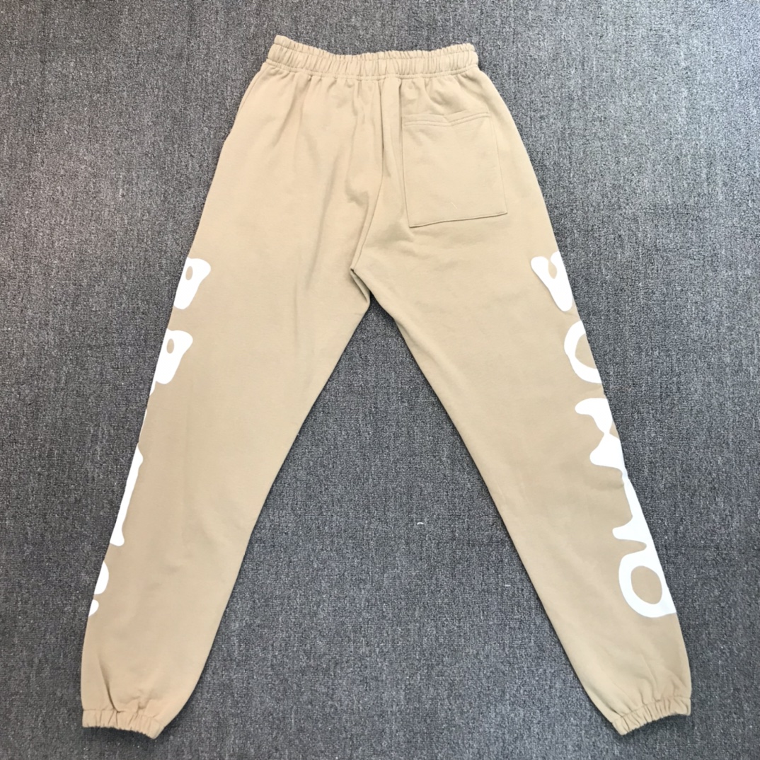 Best Replica White Monogrammed Styrofoam Printed Pants - Colareps