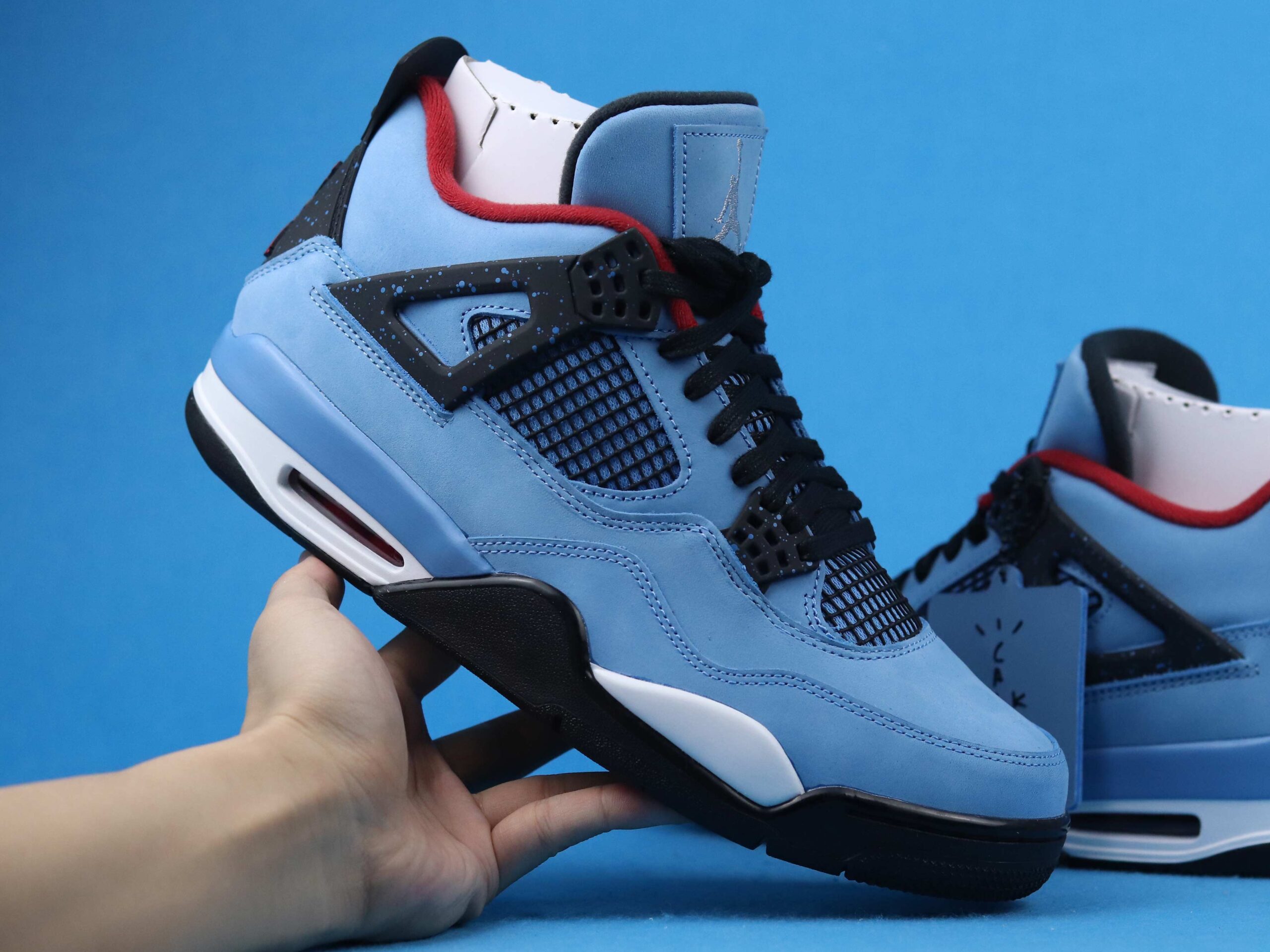 Best Replica Jordan 4 Retro Travis Scott Cactus Jack Extended Size - Colareps