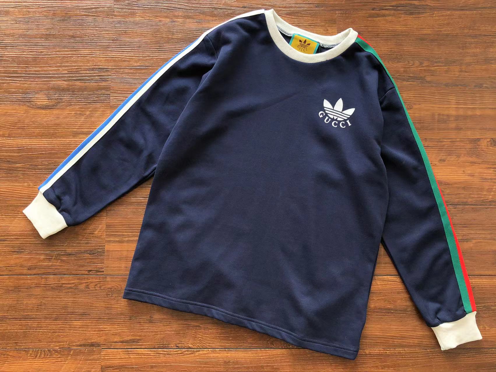 Best Replica Gucci x Adidas Long Sleeve Shirt - Colareps