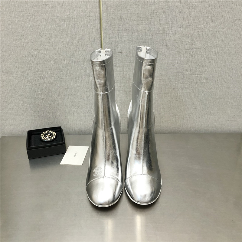 Best Replica chanel chunky heel ankle boots - Colareps