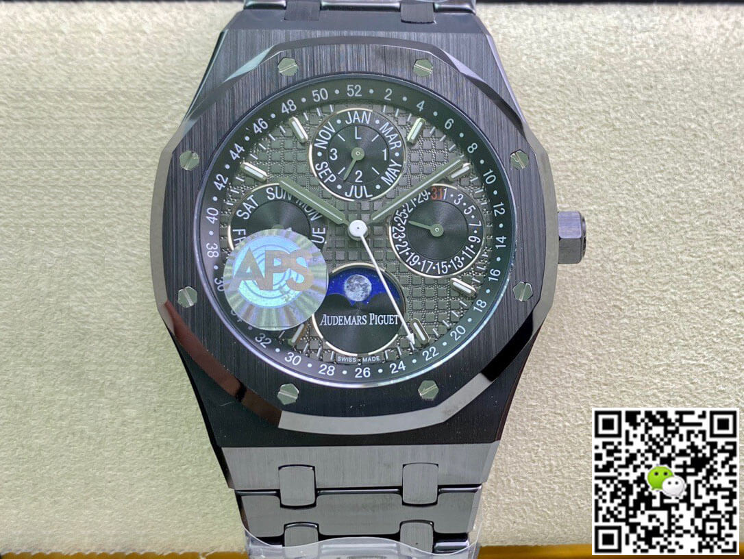 Best Replica Replica Audemars Piguet Royal Oak 26579CE.OO.1225CE.01 1:1 Best Edition APS Factory Black Dial - Colareps