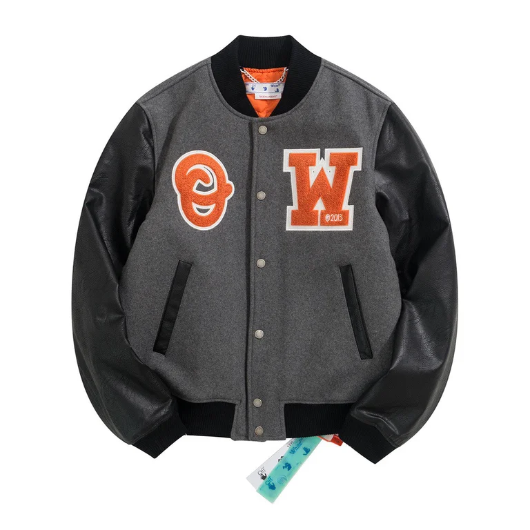 Best Replica Off White Real Leather Jacket - Colareps